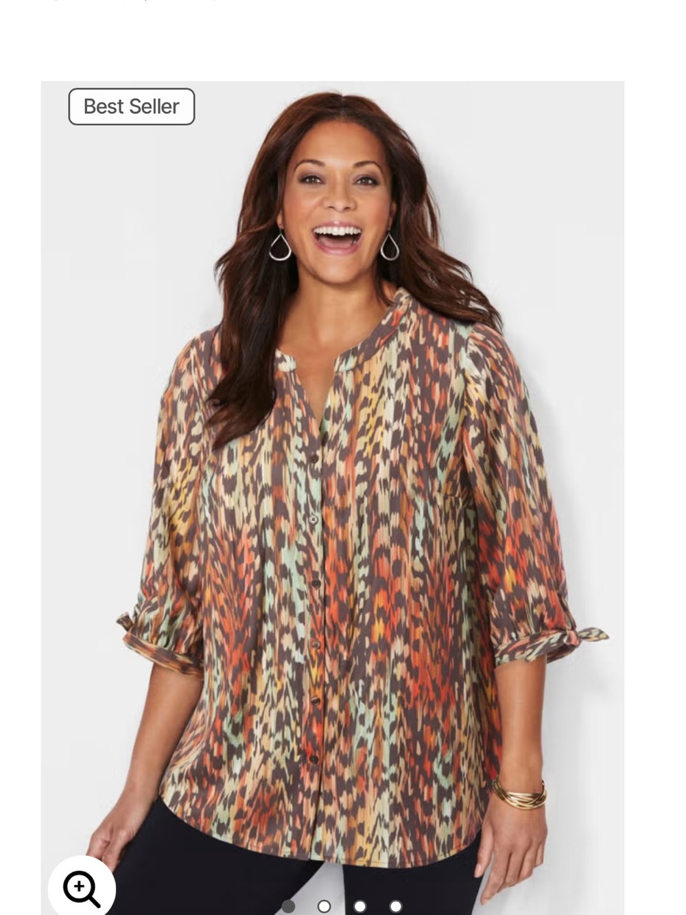 Catherine’s- Women’s Button Down Tunic - 4x